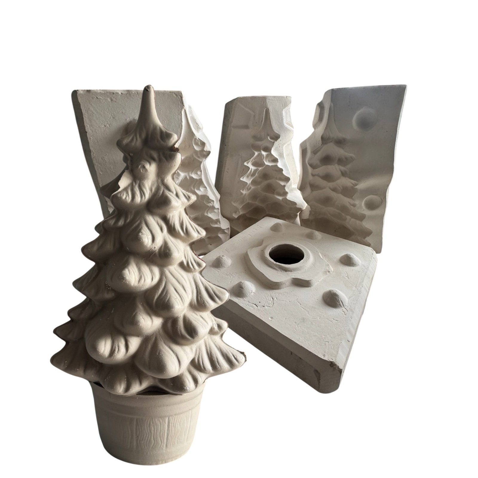 Large Christmas Tree & Barrel Base Slip Casting Mould - Image 3