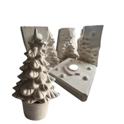 Large Christmas Tree & Barrel Base Slip Casting Mould
