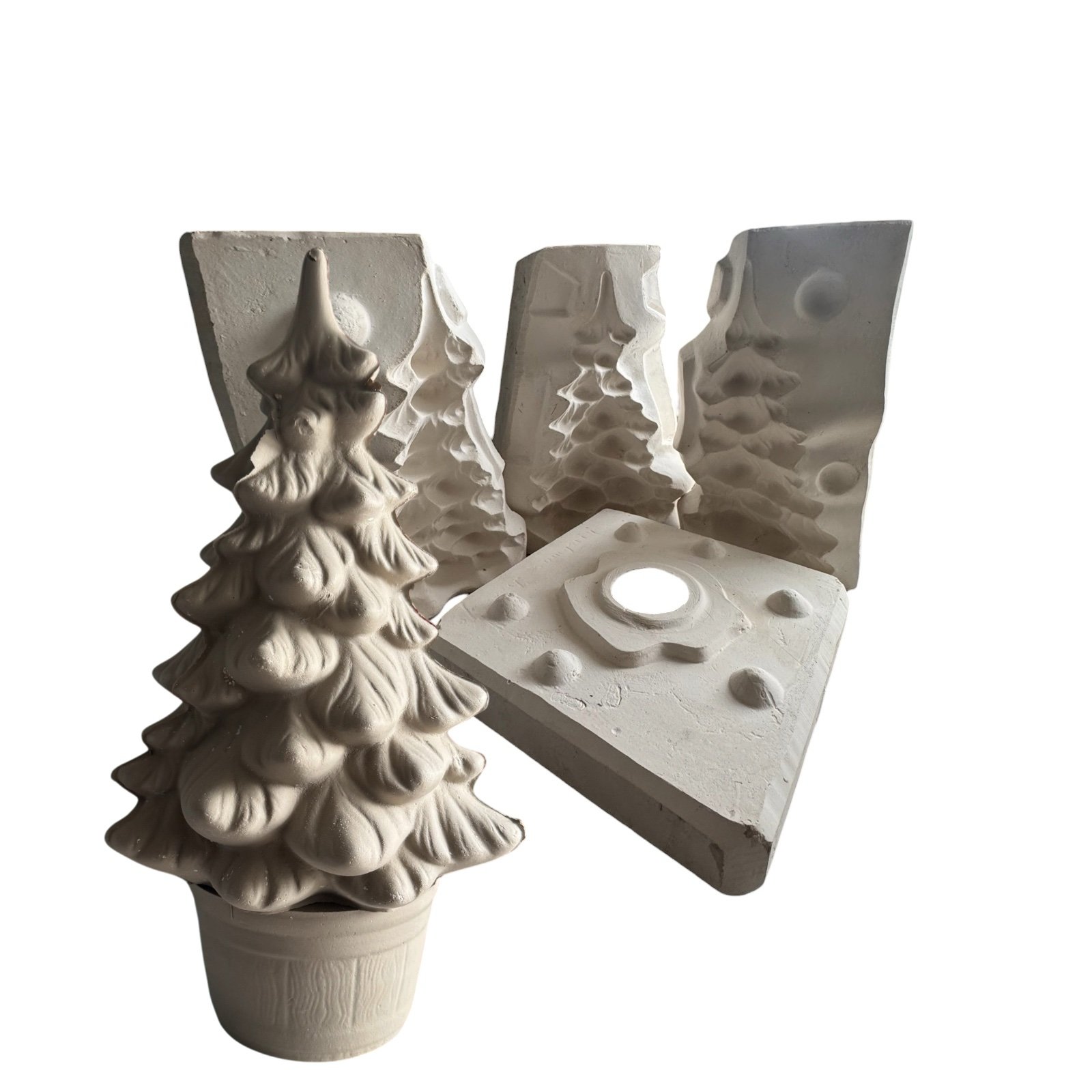 Large Christmas Tree & Barrel Base Slip Casting Mould